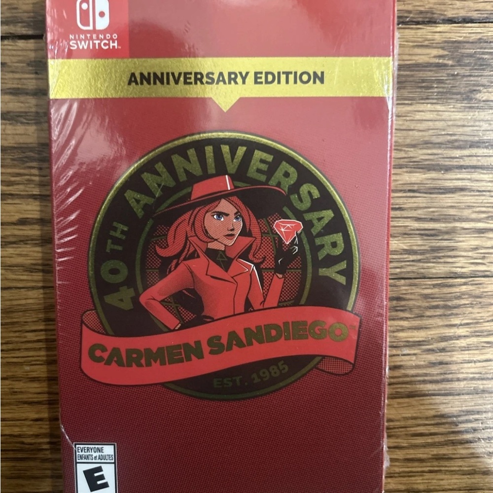 Nintendo Switch Carmen Sandiego 40th
Anniversary Edition